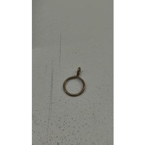 Curtain Eyelet Rings, Satin Nickel, 14 pcs