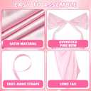98x70 Inch Christmas Large Pink Bow Party Decorations Christmas Giant Satin Ribbon Bow with Long Streamer Coquette Decoration for Xmas Door Arch Wall Wedding Birthday Holiday Supplies