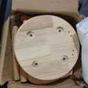 Wooden Step Stool Children Toddler Chair Kids Desk Chair with Non-Slip Foot Mat Wood Wax Oil Craft Sensory Table for Kids Playroom Classroom Home, 2 Pack