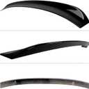 Roof Window Spoiler Compatible with Infiniti Q50 2014-2024, Gloss Black Rear Top Wing Fits for All Models Sedan 4-Door