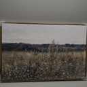 InSimSea Framed Canvas Wall Art Vintage Decor, Landscape Wall Art, Meadow with Flowers Art, Modern Farmhouse Decor, Cottagecore Bedroom Bathroom Office Decorations, 24"x36" (Champ Fleuri)