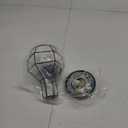 Industrial Pendant Light, Black Metal Wire Cage Hanging Light Fixture for Kitchen Island Dining Room Hallway Bar, Farmhouse Pendant Lighting