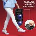 Pyle Portable Bluetooth PA Speaker System - 600W Rechargeable Outdoor Bluetooth Speaker Portable PA System w/ Dual 8 Subwoofer 1 Tweeter, Microphone In, Party Lights, USB, Radio, Remote - PPHP2835B