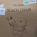 Padded 4-Position Folding Camping Beach & Lawn Chair for Adults, 1pc