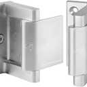 Home Security Door Lock,2 Pack Child Proof Door Reinforcement Lock with Upgraded Stainless Steel Screws for Inward Swinging Door,Privacy Door Latch Defend Home and Hotels