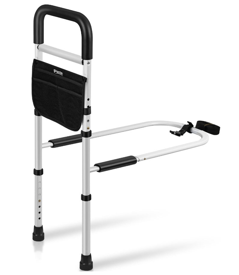 Panta Bed Rails for Elderly Adults Safety, Adjustable Bed Assist Rails for Seniors,Black