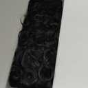 LONAI 4PC Clip in Hair Extensions, 100 Pure Protein Silk Curly Hair Extension for Women, 26 Inch Long Soft Natural Hair Extensions-Natural Black