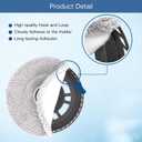 2 Mop pad Holders and 4 mop Pads,Replacement Accessories Compatible with Dreame X30 Ultra,X40 Ultra,X40 Master,L10s Pro Ultra Heat,L20 Ultra,L30 Ultra,L40 Ultra,MOVA P10 Pro Ultra,E30 Ultra