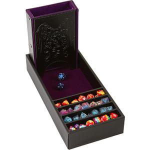 Forged Dice Co. Citadel Dice Tray and Dice Tower - DnD Dice Tray, Dice Box Storage for Dice and Removable Dice Tower - 3 in 1 Dice Rolling Tray, Storage and Tower - Perfect for RPG and Tabletop Gaming