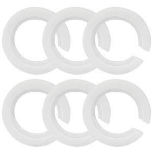 Bonsicoky 6 PCS E27 to E14 Lamp Shade Adapter Rings - E27 Lampshade Reducer Washer - 42mm to 29mm Lampshade Converter Ring