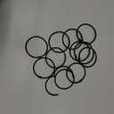 Bathway Shower Curtain Rings, Bathway Shower Curtain Hooks, Black Shower Curtain Rings Rust Proof, Anti-Drop Shower Rings for Curtain, Shower Hooks for Shower Curtain Rod Bathroom Curtain Rings