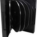 Maxtek Black 12 Disc DVD Cases with 5 Flip Trays and Outter Clear Sleeve, 10 Pack