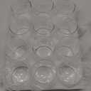 12pcs Small Glass Cylinder Vases for Centerpieces, 4 Inch Clear Flowers Vase for Wedding Decorations, Glass Hurricane Candle Holder for Home Decor Table Centerpiece