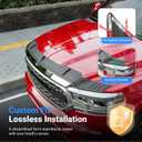 Hood Protector Compatible with 2019-2026 Dodge RAM 1500 Hood Deflector Upgraded TPE Shield Replacement for 2019 2020 2021 2022 2023 2024 2025 2026 Dodge RAM Accessories