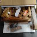 VEVOR 17" Teak Corner Shower Bench, 300 LBS Stool for Shaving Legs, Corner Bench with Storage Shelf for Inside & Outside Shower, for Bathroom