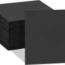 Ginkgo 100 Pack Cocktail Napkins, 2-Ply Disposable Black Paper Napkins Bulk for Wedding, Bar, Beverage, Party and Dessert
