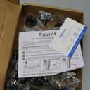 Ravinte 25 Pack Drawer Pulls 1-1/4 Inch Kitchen Cabinet Knobs Solid Round Dresser Drawer Knobs Matte Black Dresser Knobs Drawer Knobs Simple Cabinet Hardware for Cupboard Drawer Pulls