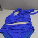 Blooming Jelly Womens Tummy Control Bathing Suits Modest High Waisted Bikini Sets Cute Halter 2 Piece Swim Suit 2026 (XX-Large, Royal Blue)