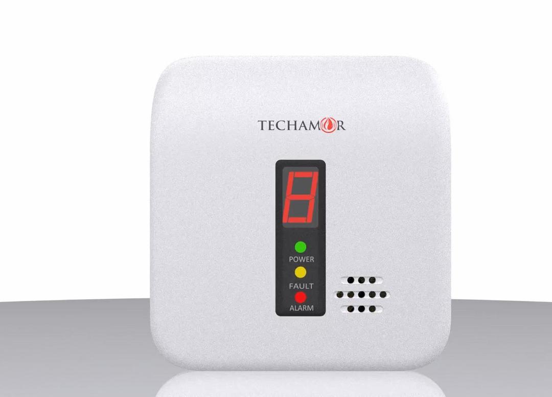 Techamor Y401 Natural Gas Detector, Home Gas Alarm and Monitor, Propane Gas Detector and Gas Leak Alarm for LNG, LPG, Methane, Coal Gas Detection in Kitchen, Home, Camper (1)