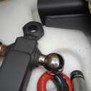 AC-DK Adjustable Trailer Hitch Ball Mount with Lock&Pin&Rotatable Tow Shackle, Fits 2-in Receiver, 4" Rise/Drop, 2-in, 2-5/16-in Hitch Ball, 10000 lbs GTW (Double Ball with Shackle)