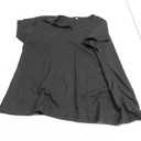 Waffle Knit Tops for Women V Neck Short Sleeve Casual Shirts Loose Summer Tunic Tops Blouses, XL
