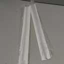 16.5"-33" Stove Counter Gap Covers, Stainless Steel Stove Gap Guard, Cooktop Trim Kit, Stove Gap Guards, Oven Gap Filler, Heat Resistant & Effectively Protect Stove Gap Filler,White(2PCS)