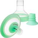 Nenesupply 17mm Flange Inserts and 24mm Flanges Compatible with Medela Breast Pump Parts Replacement 17mm Flange for Medela Work with Pump in Style Parts Symphony Swing Maxi Harmony Personalfit Flex