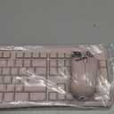 Logitech MK270 Wireless Keyboard and Mouse Combo for Windows, 2.4 GHz, 8 Multimedia Keys, PC, Laptop, Wireless Keyboard Compact Mouse Combo - Rose (1 Pack)