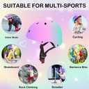Kids Bike Helmet for 2-3-5-8-14 Ages Girls,Boys,Toddler,Kids and Youth, Ventilation and Impact Resistance Toddler Bike Helmet for Multi-Sport Bicycle Scooter Inline Roller Skate and Skateboarding, Size M