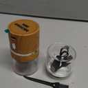 Electric Herb Grinder, Electric Spice Grinders Mini Size 2inx3.5inches with 2pcs 1.7oz/50ml Glass Jar Rechargeable Automatic Herb Grinder