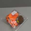 Hcpet Dog Shoes for Large Dogs, Breathable Dog Booties for Small Medium Dogs, Anti-Slip Dog Boots & Paw Protectors for Hot Pavement Winter Snow Hiking with Reflective Straps Orange Size 1