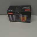 Bodum 10oz Bistro Double Wall Insulated Mug, High-Heat Borosilicate Glass, Set of 2, Clear