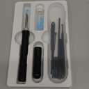 High-Definition Ear Wax Removal, Wireless Ear Cleaner, Safe and Gentle Ear Wax Removal Kit, Rechargeable Ear Cleaner with Camera and Light, Ear Cleaning Kit for Android and iOS (Black)