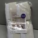 MIULEE Natural Pinch Pleated 100% Blackout Linen Curtains 90 Inch Length 2 Panels Set, Black Out Memory Trained Pleat Curtains Light Blocking Room Darkening Drapes for Bedroom Living Room Window