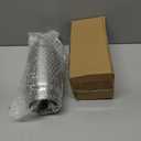 3" Inlet & Outlet Exhaust Resonator, Center Straight Through Stainless Steel Muffler,Polished