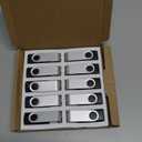 Aiibe 10 Pack 8GB USB Flash Drive Flash Drives USB 2.0 Thumb Drive Memory Stick Zip Drives Bulk (8GB, 10 Pack, Black)