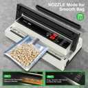MAGIC SEAL 16'' Commercial Vacuum Sealer Machine, Meat Sealer Vacuum Packing Machine with Double Pump and Auto Cooling System, Sealing and Vacuum Time Control, Compatible with Mylar Bags