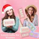 2Pcs Makeup Bag for Girls Gifts, Travel Toiletry Bag for Women, Corduroy Make Up Cosmetic Pouch Cute Preppy Stuff Bags for Teen, Birthday Graduation Gifts (HAIR & FACE)