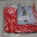 Pet Dog Christmas Stocking, Knit Red Large Bone Shape Dog Christmas Stockings for Christmas Holidays Home Decorations