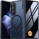 Amazon.com: MOBOSI Magnetic for Z Fold 7 Case with Privacy Screen Protector, Samsung Galaxy Z Fold7 Cover[Compatible with Magsafe & Full Body Hinge Protection] Shockproof Phone Cases for zfold 7, Jet Black : Cell Phones & Accessories