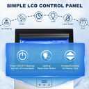 90LBS/24H Commercial Ice Maker Machine Under Counter/Freestanding