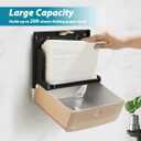 Adhesive Paper Towel Holder for Bathroom: Multifold/Trifold/C Fold Paper Towel Dispenser for Compact Commercial Toilet, Restaurant