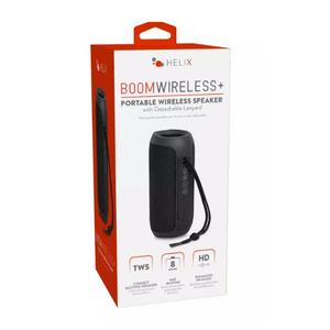 Helix BoomWireless Portable Bluetooth Speaker - Black