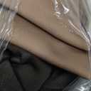 HONGTEYA 2 Pairs Fleece Lined Tights Women - Warm Sheer Pantyhose Fake Translucent Tights Winter Thermal Leggings (Small)