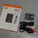 1Mii Bluetooth 5.3 Transmitter Receiver for TV to Wireless Headphones, Dual Link aptX Adaptive/Low Latency/HD Audio, Aux Bluetooth Audio Receiver Adapter for Home Stereo, Airplane, Boat, Gym (Black)