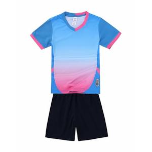 C2M Boys Soccer Jersey Sport Team Uniform Shirt and Shorts Kit for Kids 7-8 Years Azure Blue XXS