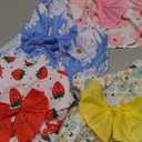 Choyaxo 4pcs Cute Dog Dress Pet Dress Puppy Skirt Summer Pet Clothes for Puppy Small Cats, S