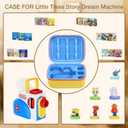 PERFCASE Storage Case for Little Tikes Books Starter Set, Portable Protective Container Case for Storytime, Books, Audio Play Characters (YELLOW)
