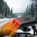 12V 150W Portable Car Heaters for Vehicle, 2 in 1 Heating & Cooling Fast Windshield Defrost Defogger, Plug in Cigarette Lighter for Car/SUV/RV, Thanksgiving Gift