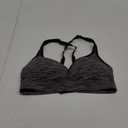 Jockey Women's Bra Mid Impact Multi-Way Molded Cup Sports Bra (Medium, Black)